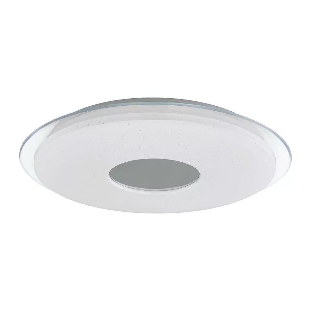 Luminaires Eglo Applique Murale / Plafonnier Eglo Lanciano-C Led Transparent, Blanc, 1 Lumiere