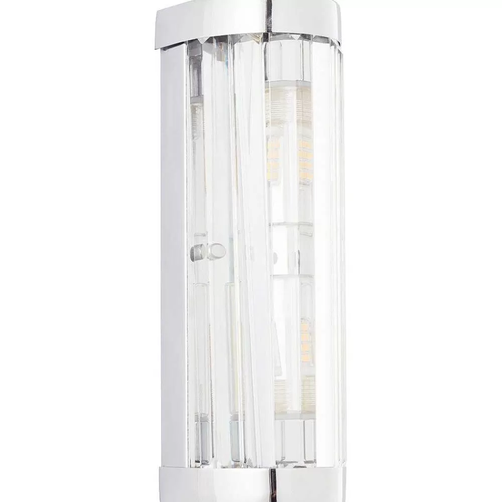 Luminaires Brilliant Applique Murale Brillliant Lemont Argente, 2 Lumieres