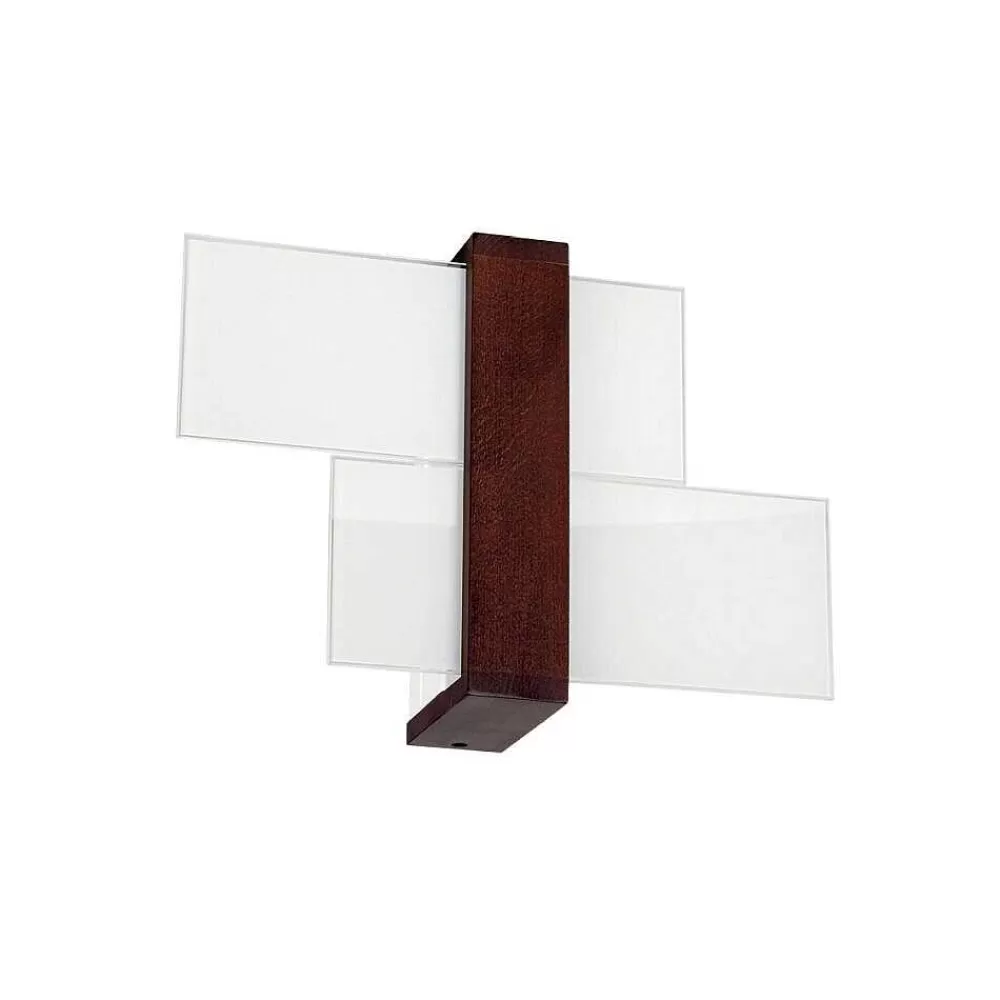 Linea Light Applique Murale Linea-Light Group Triad Bois Fonce, 1 Lumiere