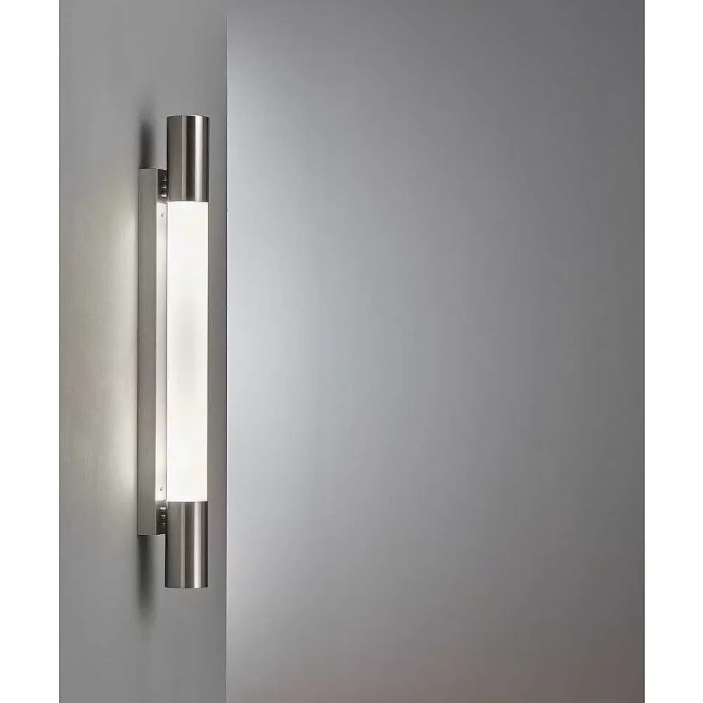 Luminaires Tecnolumen Ariane Tecnolumen Applique Murale Acier Inoxydable, 2 Lumieres