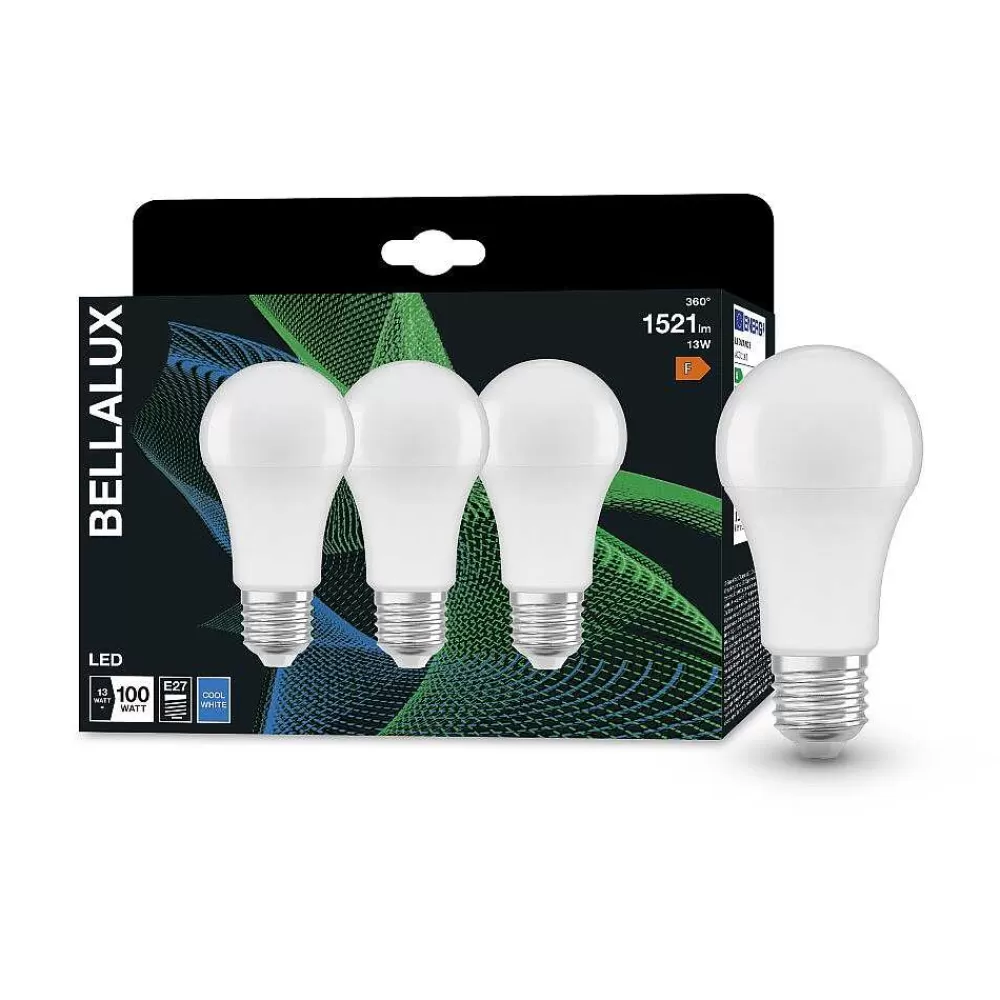 BELLALUX ® Cla Set De 3 Led E27 13 Watt 4000 Kelvin 1521 Lumen