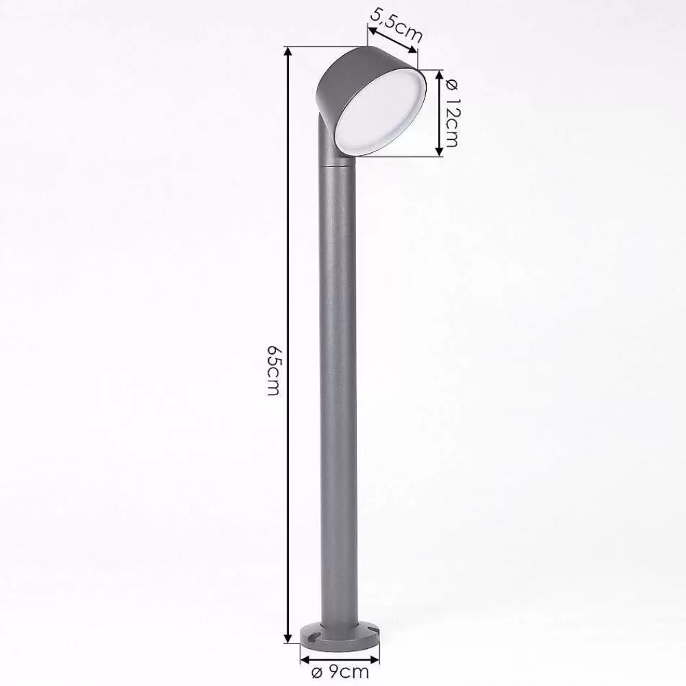 hofstein Borne Lumineuse Moroni Led Anthracite, 1 Lumiere