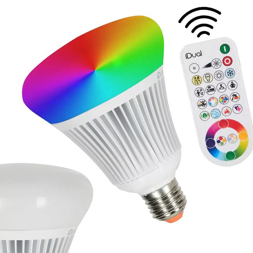 hofstein Candal E27 Led Rgb 16 Watt 2200-6500 Kelvin 806 Lumen Avec Telecommande