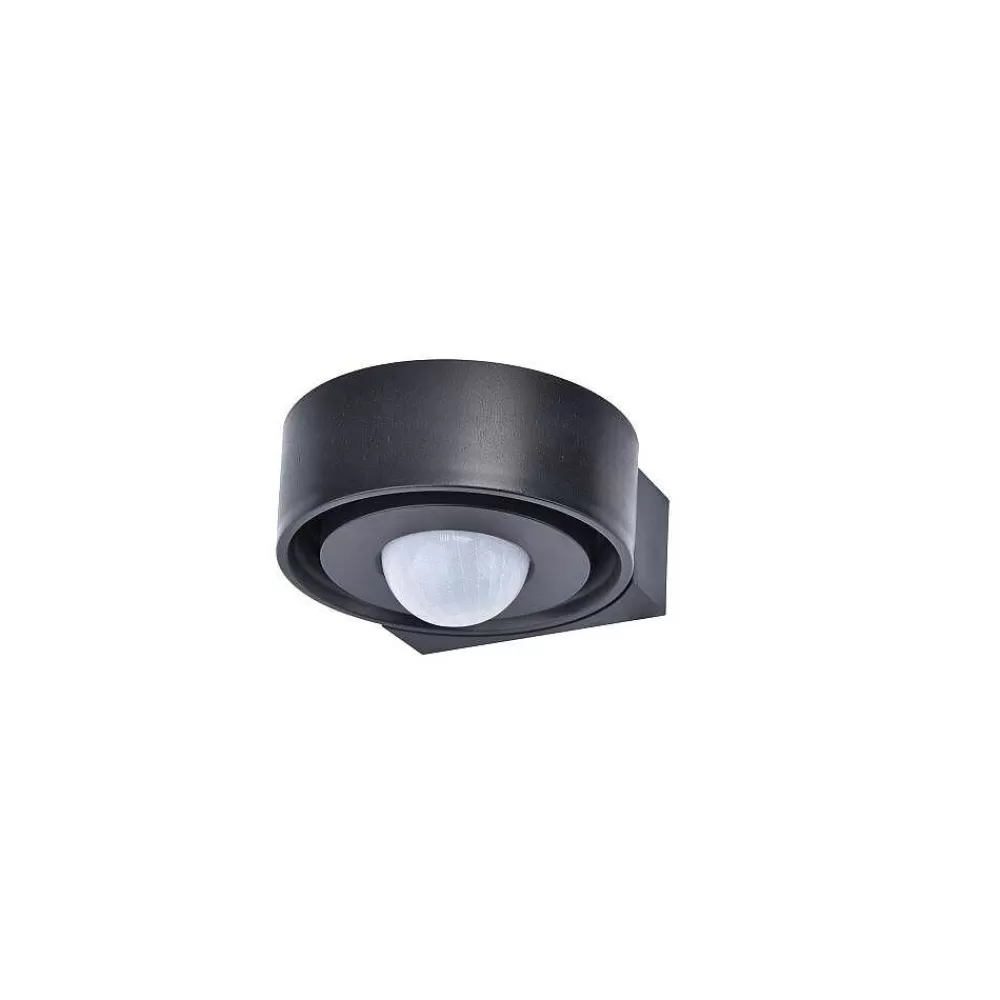 Luminaires Lutec Detecteur De Mouvement Lutec Dawny Noir, Detecteur De Mouvement