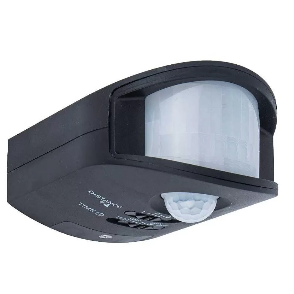 Luminaires Lutec Detecteur De Mouvement Lutec Torus Noir