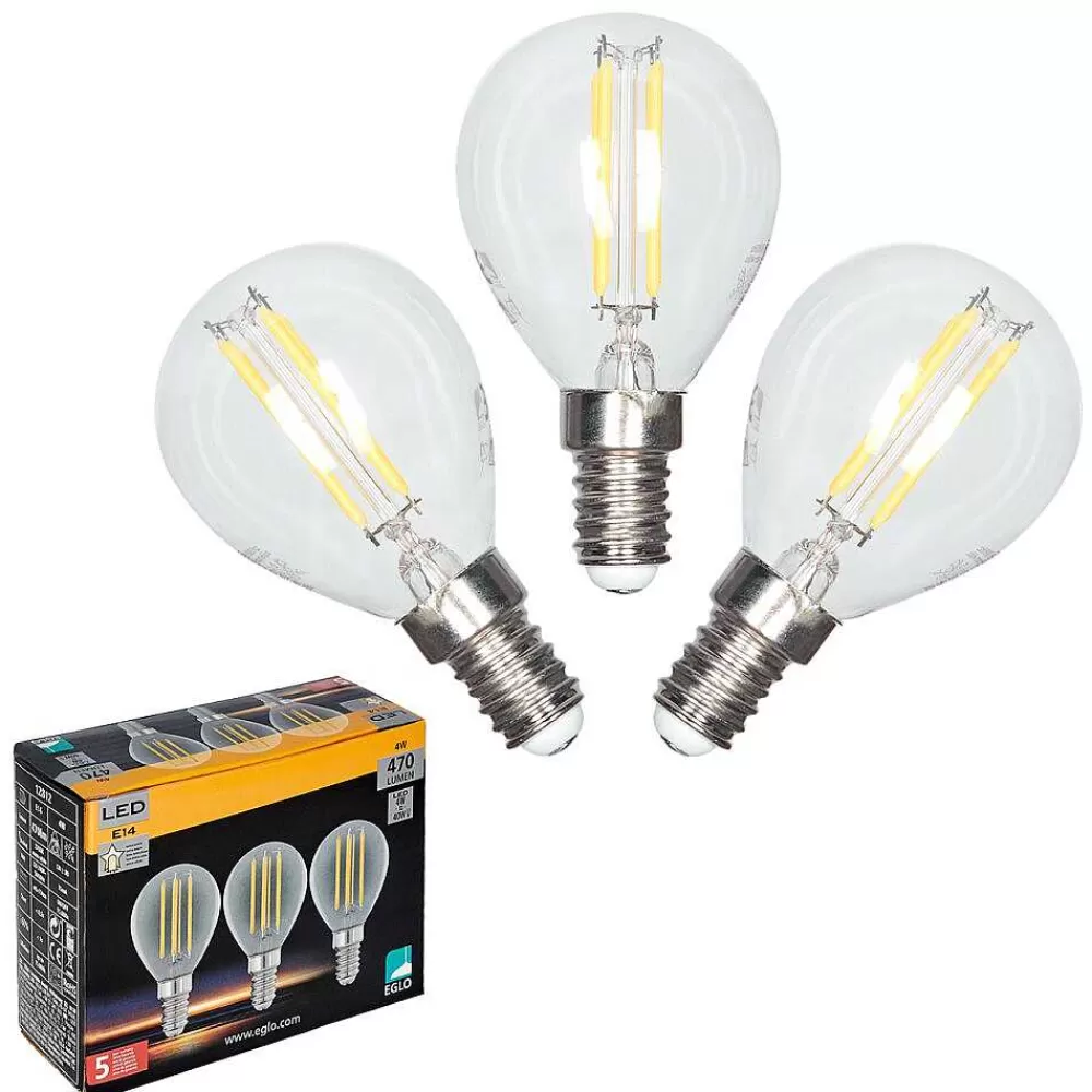 Luminaires Eglo Eglo 3X Led E14 4 Watt 2700 Kelvin 470 Lumen