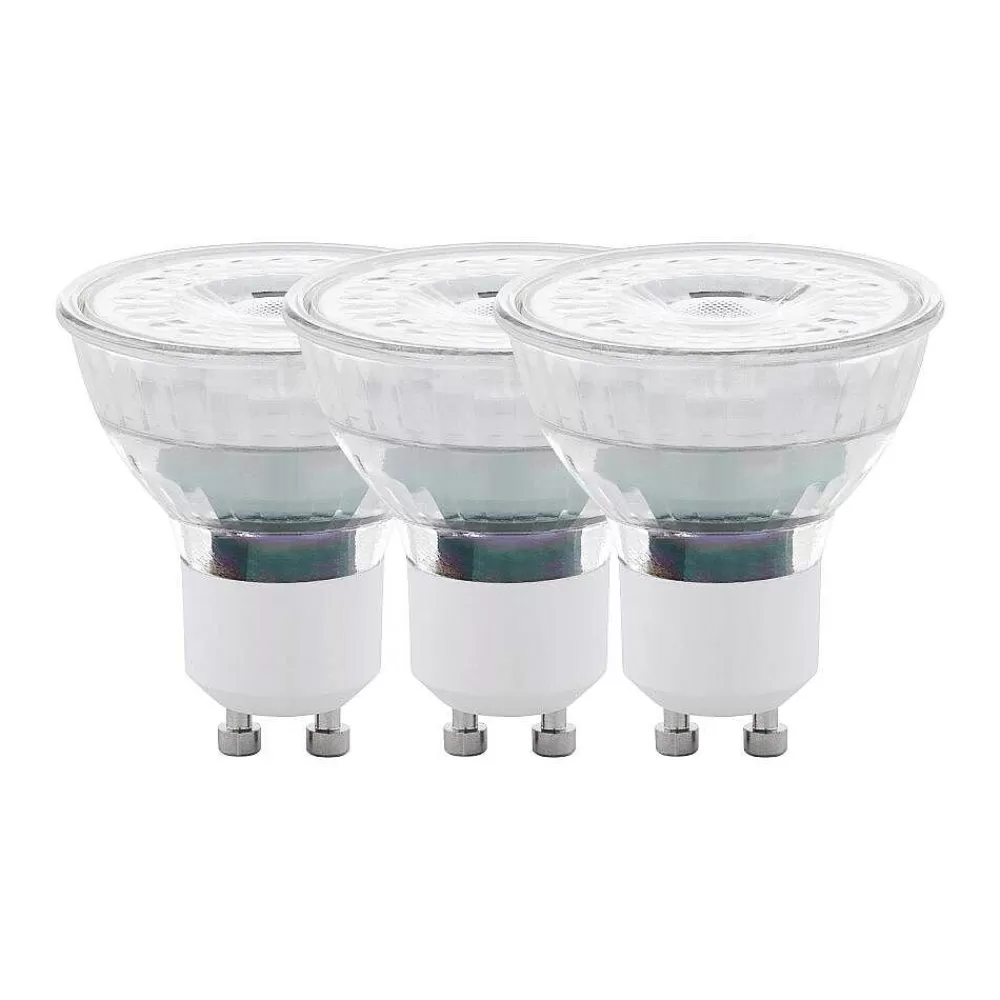 Luminaires Eglo Eglo 3X Led Gu10 4,5 Watt 2700 Kelvin 345 Lumen