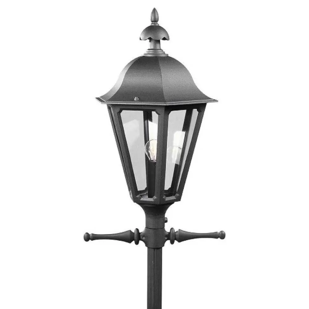 Luminaires Konstsmide Lampadaire Exterieur Konstsmide Pallas Noir, 1 Lumiere