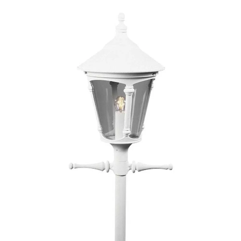 Luminaires Konstsmide Lampadaire Exterieur Konstsmide Virgo Blanc, 1 Lumiere