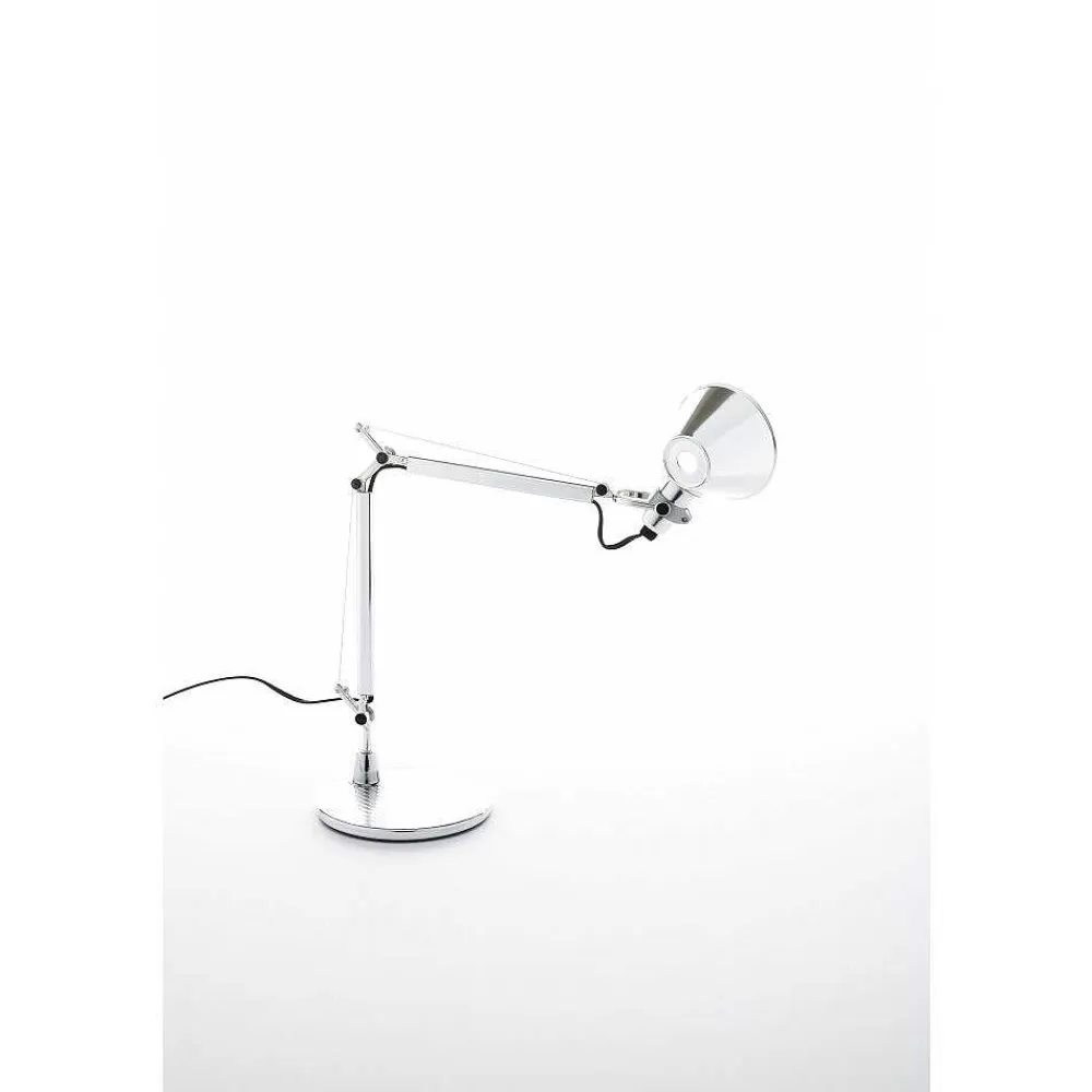 Luminaires Artemide Lampe A Poser Artemide Tolomeo Micro Led Aluminium, 1 Lumiere