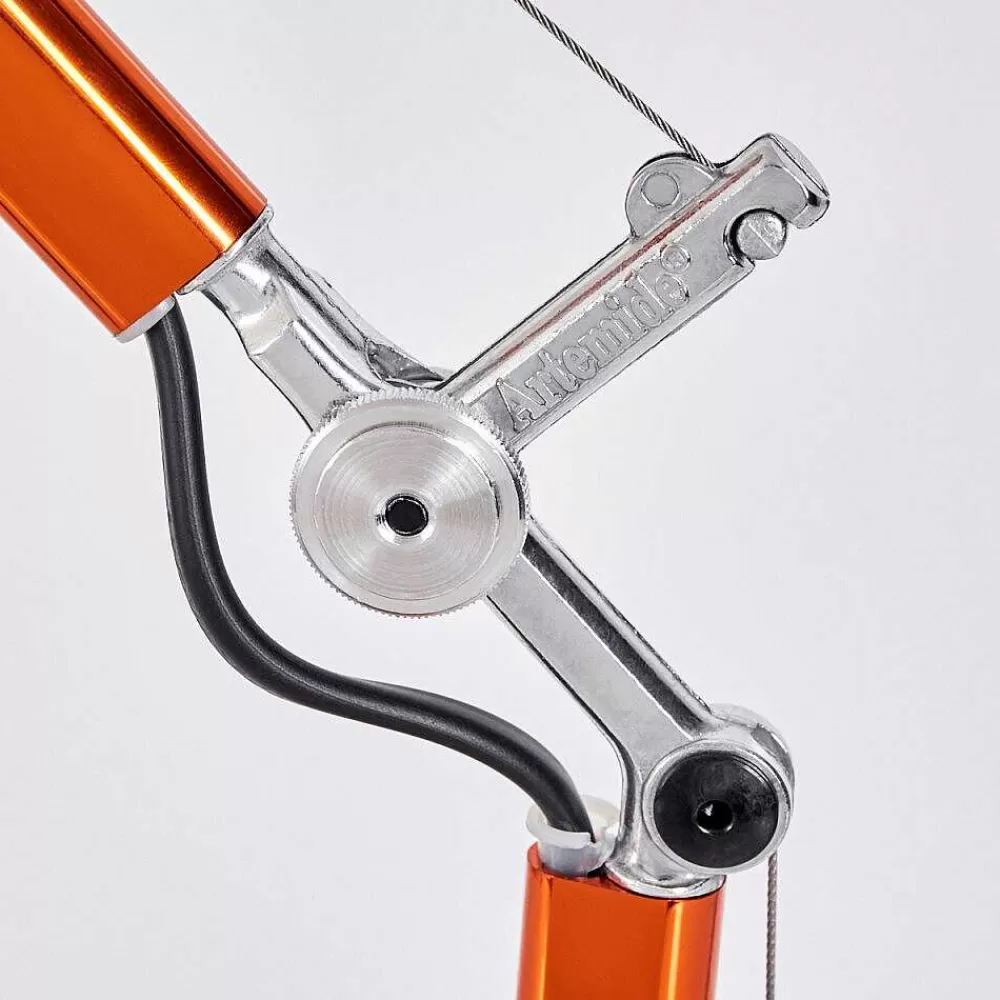 Luminaires Artemide Lampe A Poser Artemide Tolomeo Micro Orange, 1 Lumiere