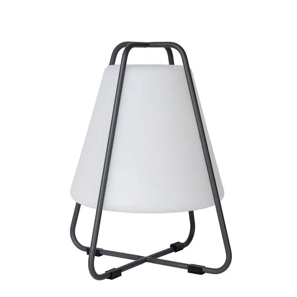 Luminaires Lucide Lampe A Poser Lucide Pyramid Led Anthracite, 1 Lumiere