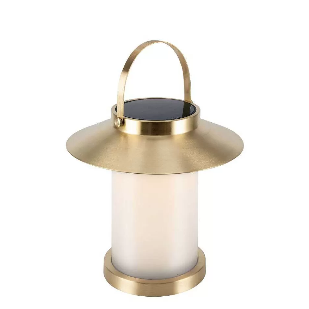 Luminaires Nordlux Lampe A Poser Nordlux Temple Led Laiton, 1 Lumiere