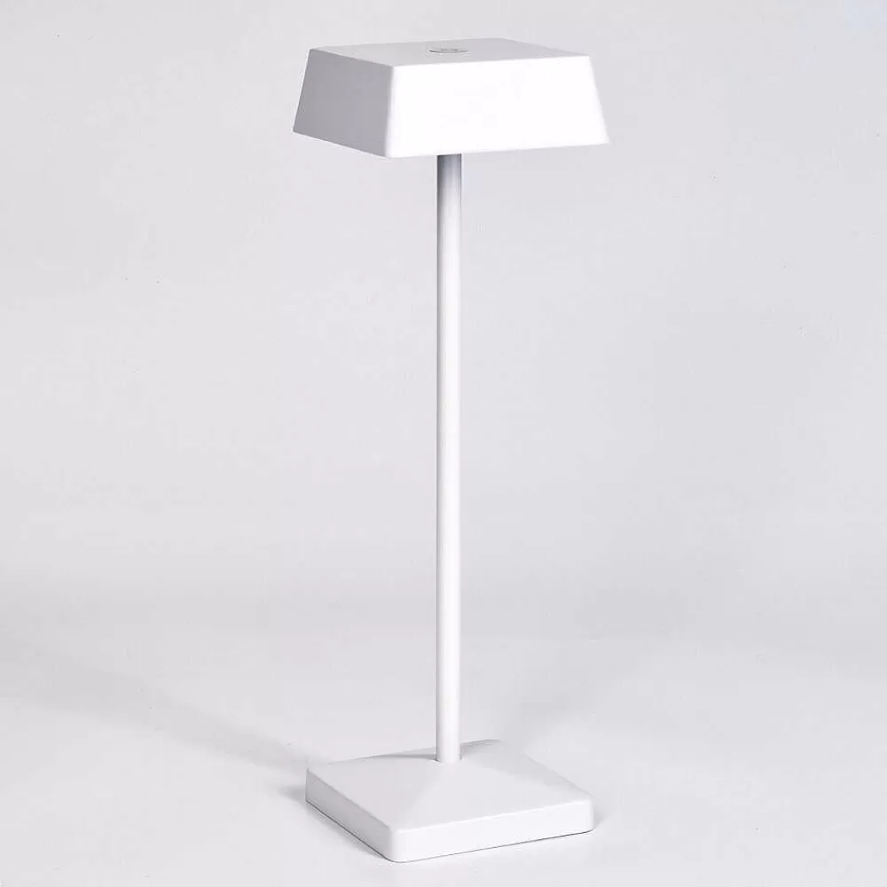 hofstein Lampe De Table Algeraz Led Blanc, 1 Lumiere