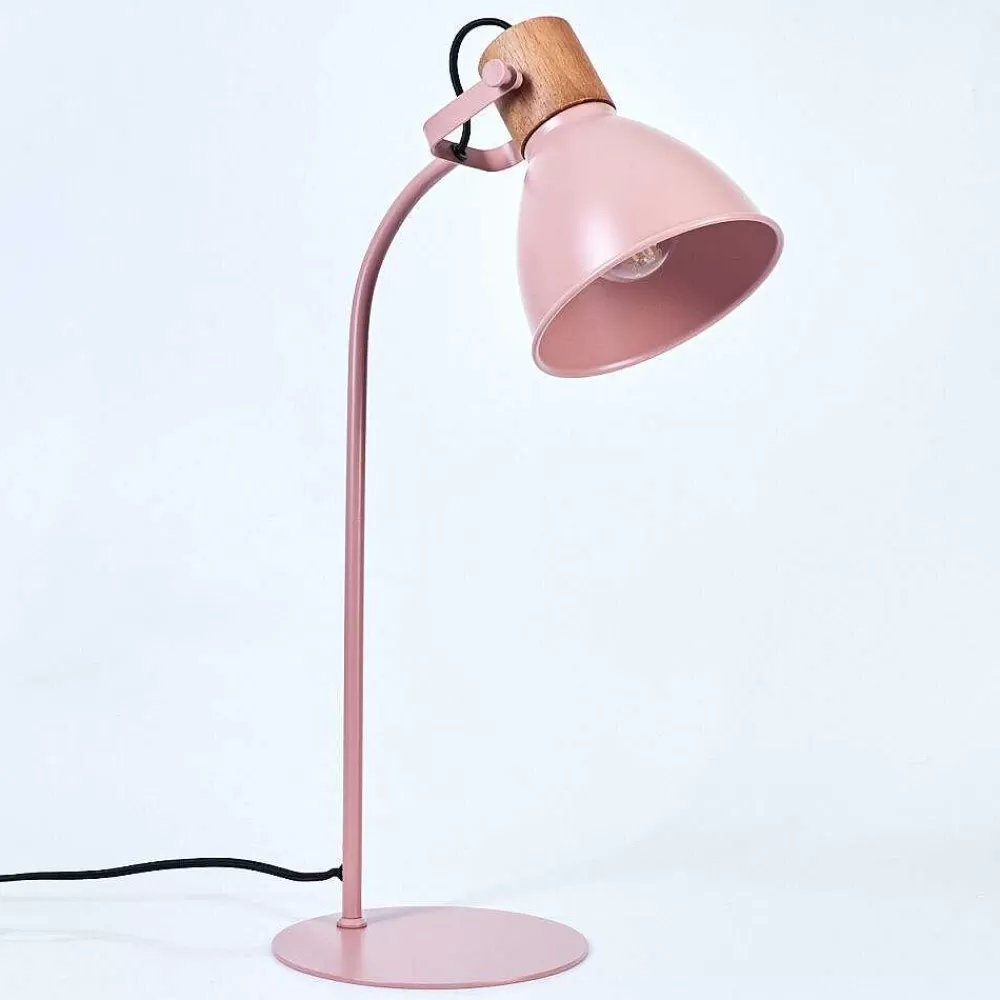 hofstein Lampe De Table Chipou Rose, Rose, 1 Lumiere