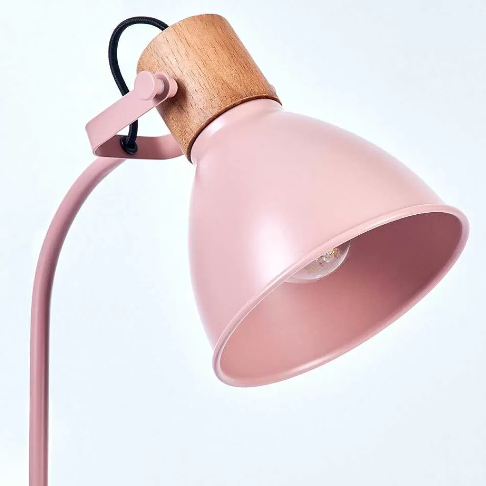 hofstein Lampe De Table Chipou Rose, Rose, 1 Lumiere