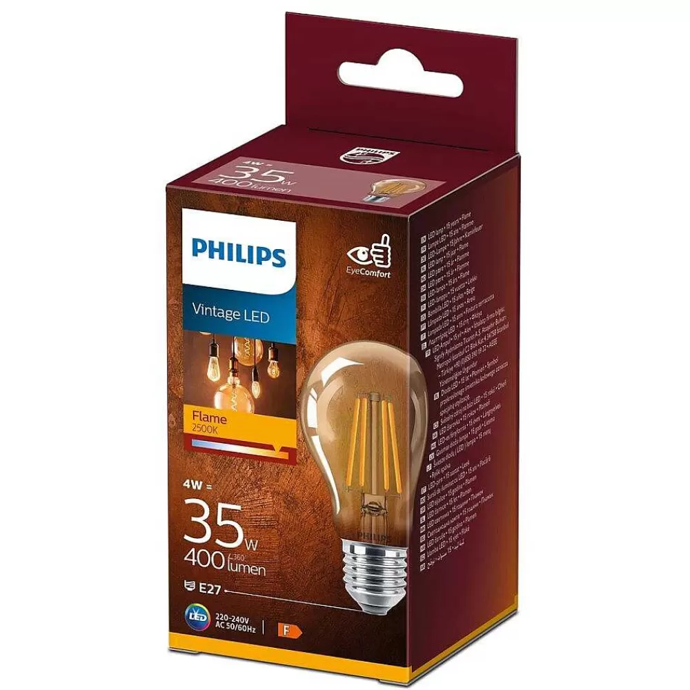 Luminaires Philips Led E27 4 Watt 2500 Kelvin 400 Lumen Philips