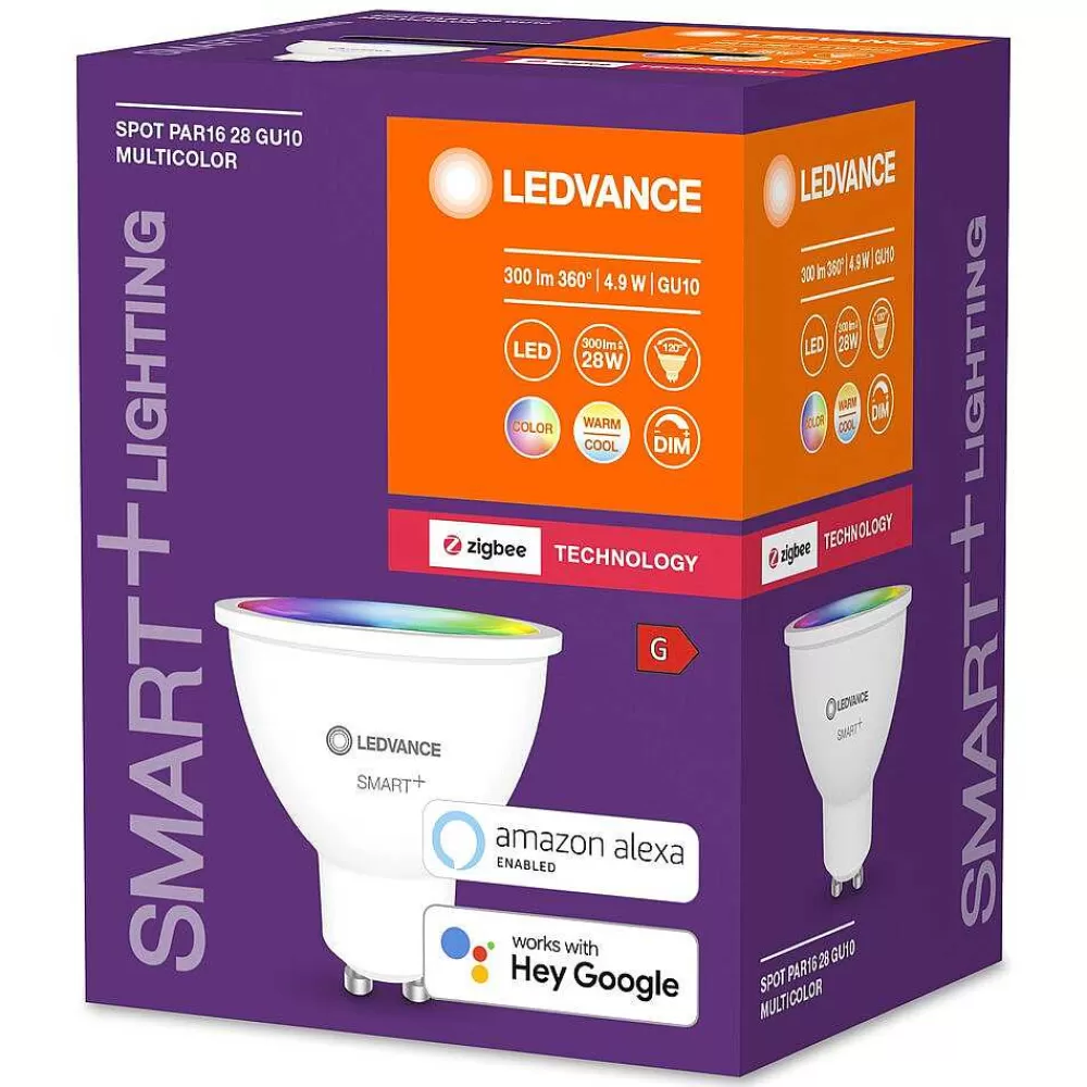 Luminaires Ledvance Ledvance Smart+ Led Gu10 4,9 Watt 2000-6500 Kelvin 300 Lumen