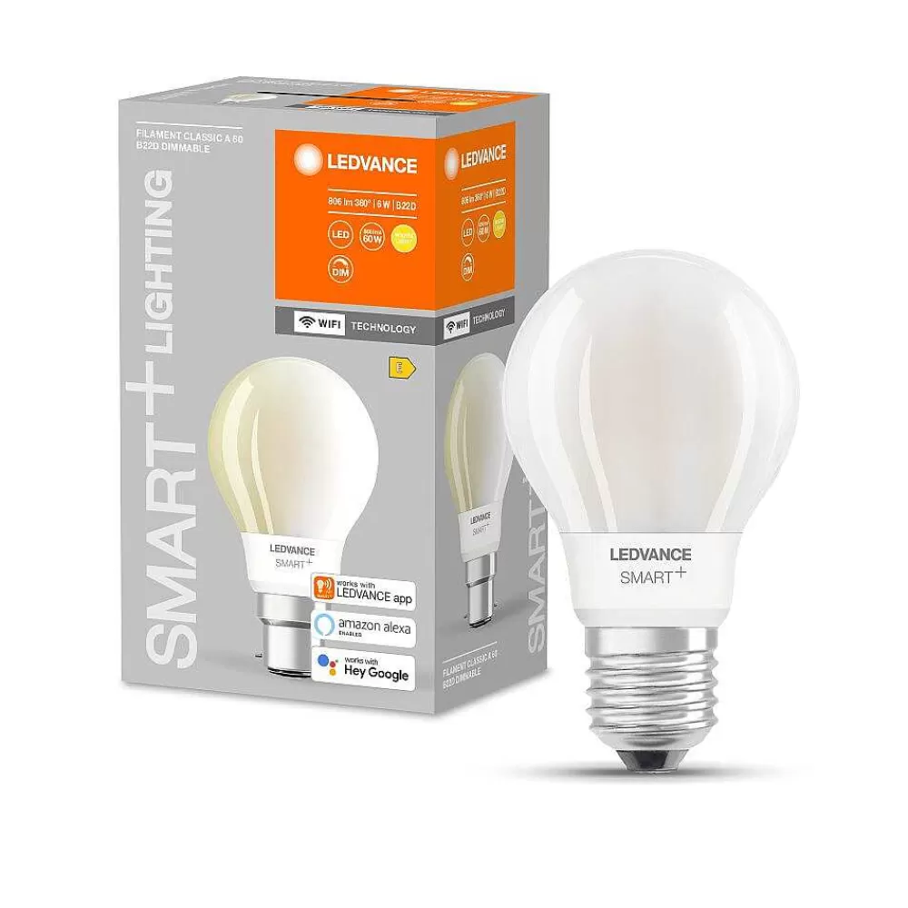 Luminaires Ledvance Ledvance Smart+ Wifi Led B22 6 Watt 2700 Kelvin 806 Lumen