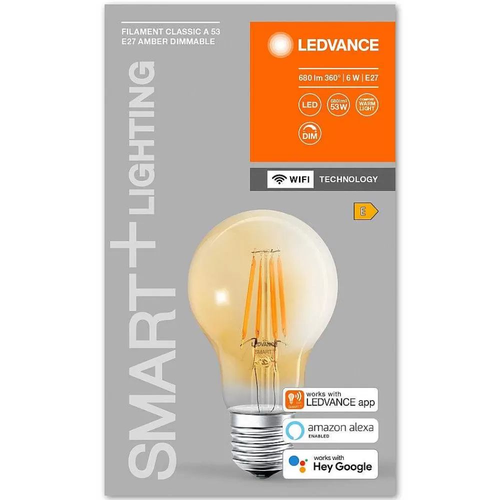 Luminaires Ledvance Ledvance Smart+ Wifi Led E27 6 Watt 2400 Kelvin 680 Lumen