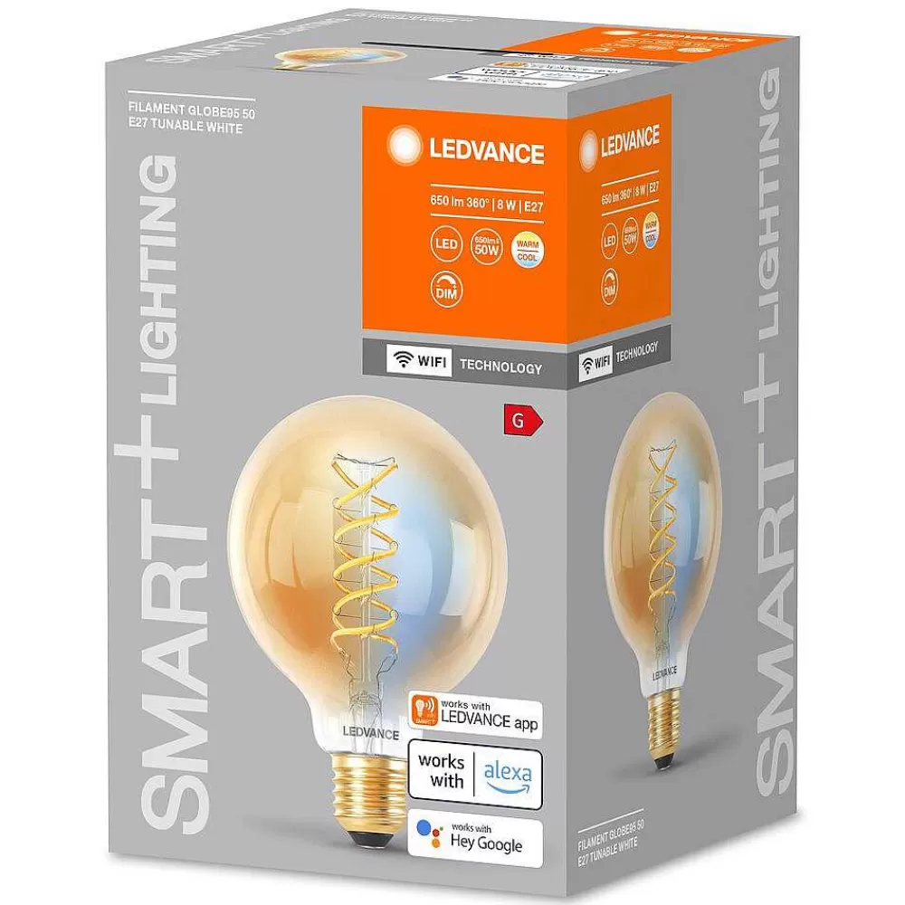 Luminaires Ledvance Ledvance Smart+Wifi Led E27 8 Watt 2200-5000 Kelvin 600 Lumen