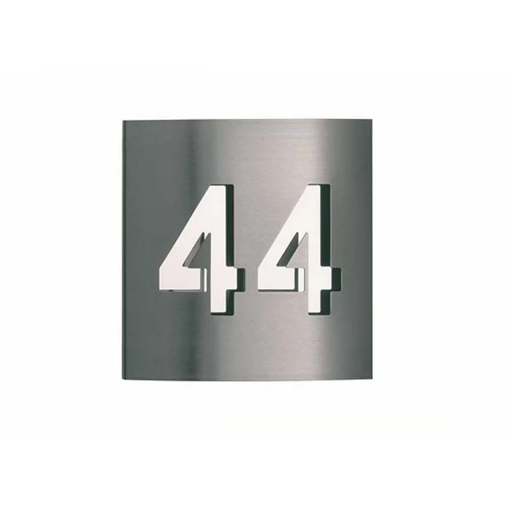 Luminaires Albert Leuchten Numeros De Maison Albert 976 Acier Inoxydable