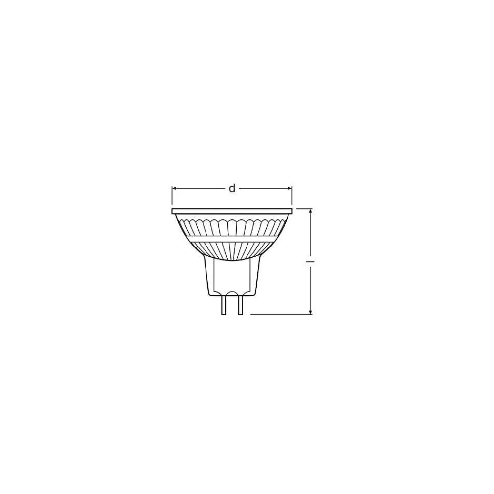 Luminaires Osram Osram 2 Setled Star Gu5.3 4,3 Watt 2700 Kelvin 396 Lumen