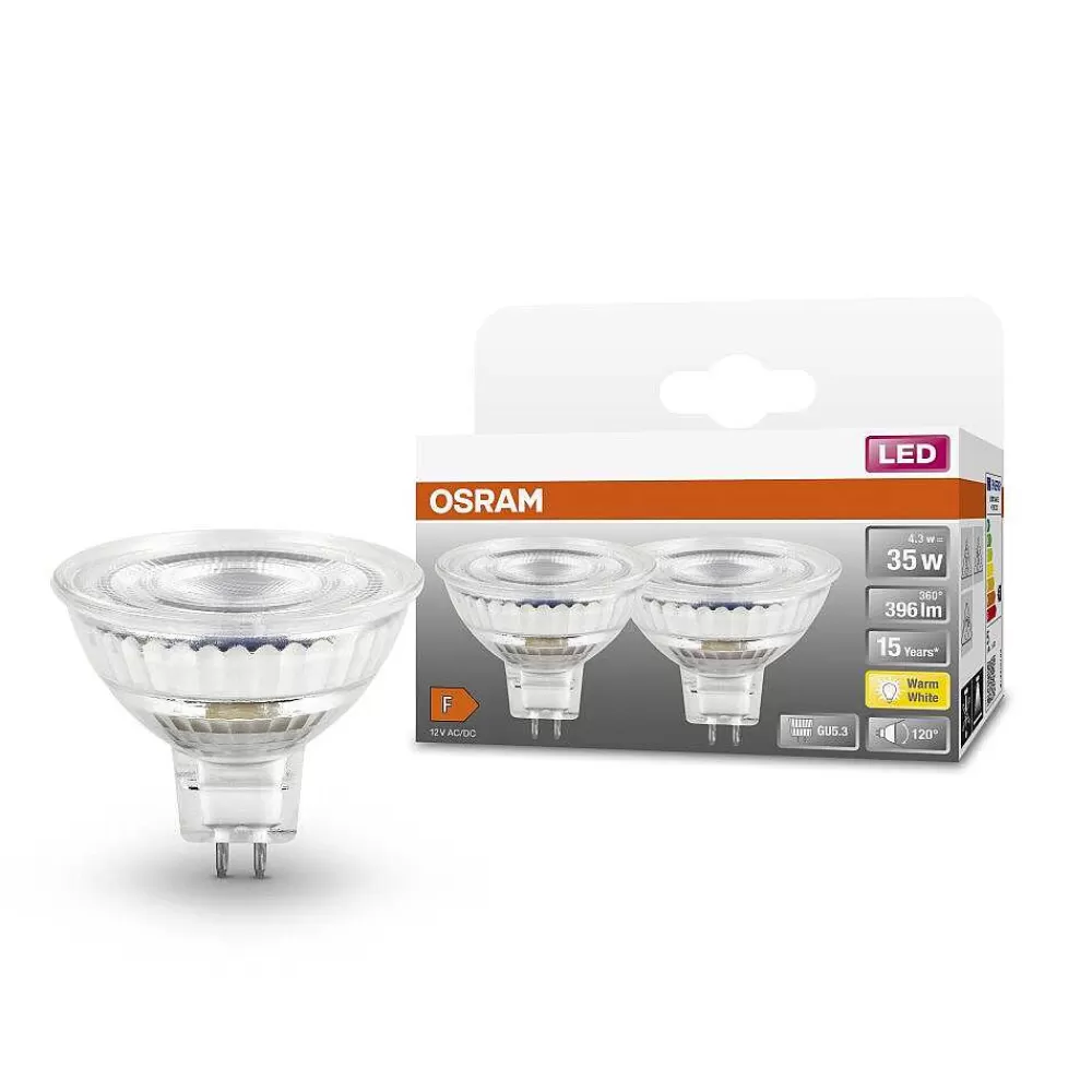 Luminaires Osram Osram 2 Setled Star Gu5.3 4,3 Watt 2700 Kelvin 396 Lumen