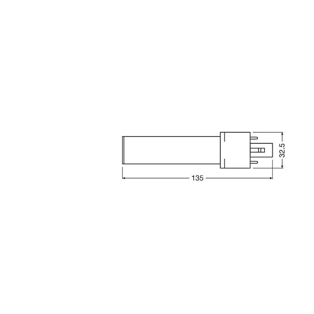 Luminaires Osram Osram Dulux G23 3,5 Watt 3000 Kelvin 360 Lumen