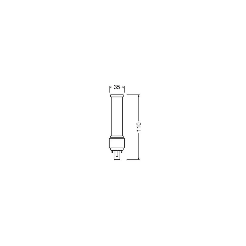 Luminaires Osram Osram Dulux G24D-1 5 Watt 3000 Kelvin 540 Lumen