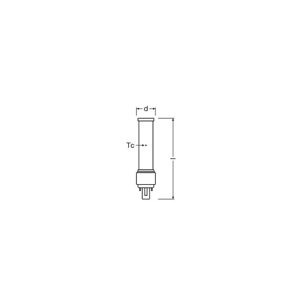 Luminaires Osram Osram Dulux G24D-1 5 Watt 3000 Kelvin 540 Lumen