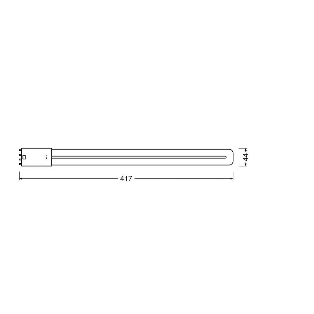 Luminaires Osram Osram Dulux Led 2G11 18 Watt 3000 Kelvin 2070 Lumen