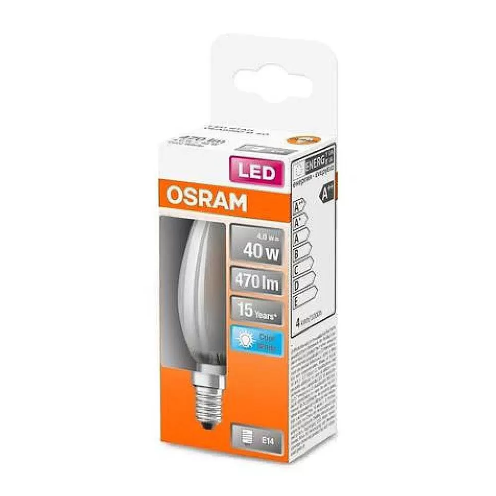 Luminaires Osram Osram Led E14 4 Watt 4000 Kelvin 470 Lumen