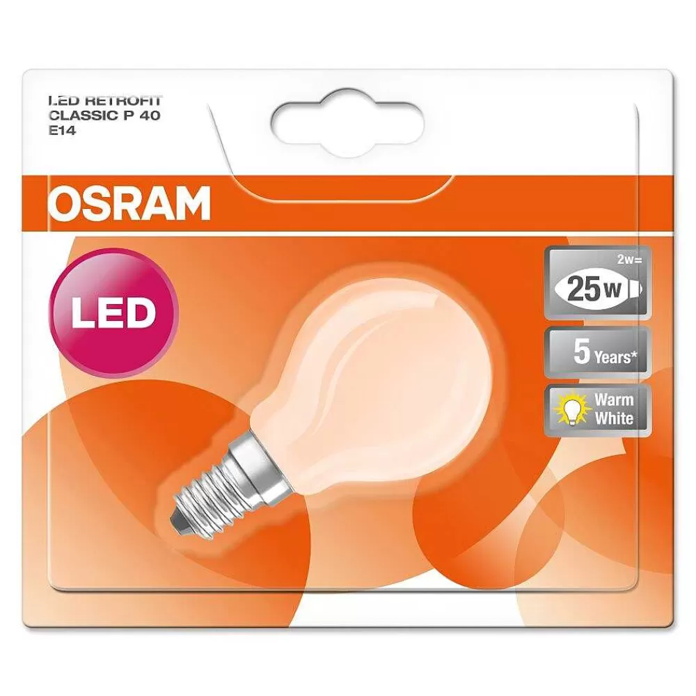 Luminaires Osram Osram Led E14 2,8 Watt 2700 Kelvin 250 Lumen