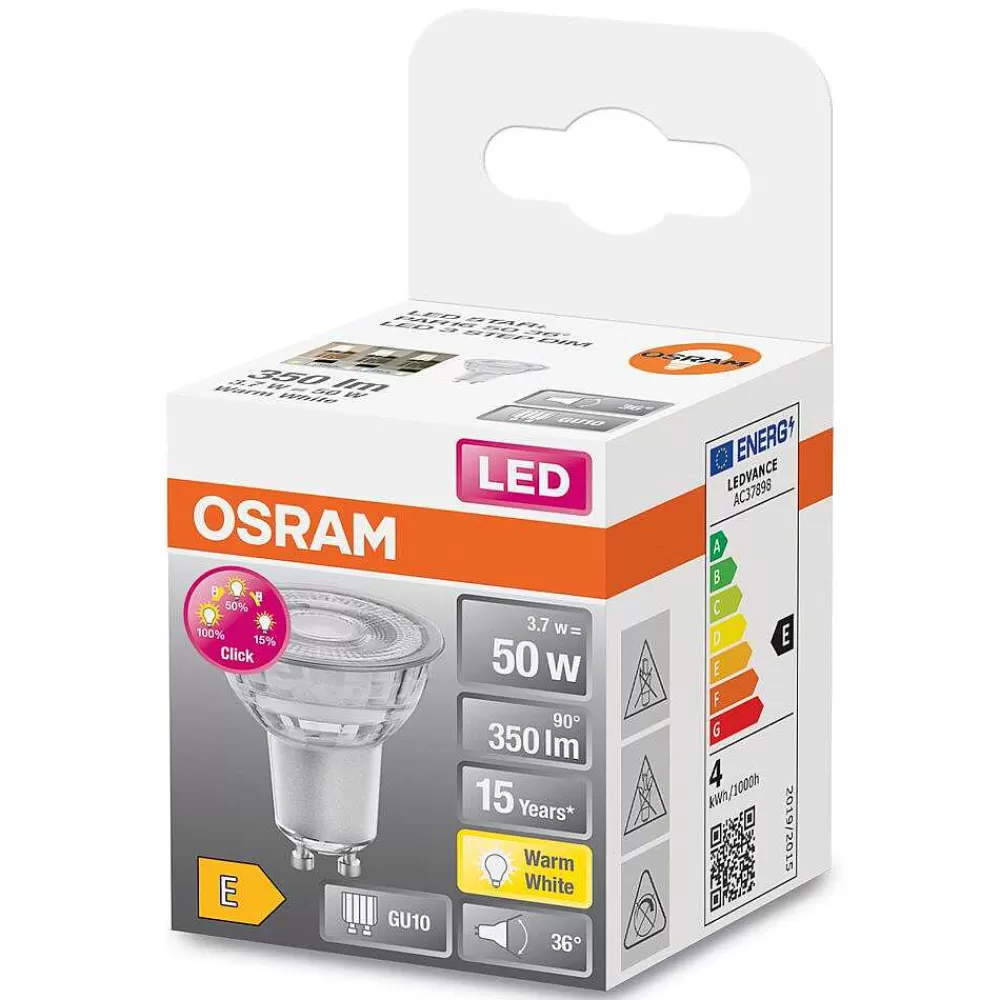 Luminaires Osram Osram Led Gu10 3,7 Watt 2700 Kelvin 350 Lumen