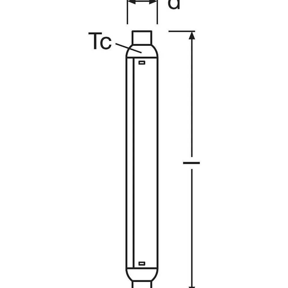 Luminaires Osram Osram Led Line S15S 7 Watt 2700 Kelvin 750 Lumen