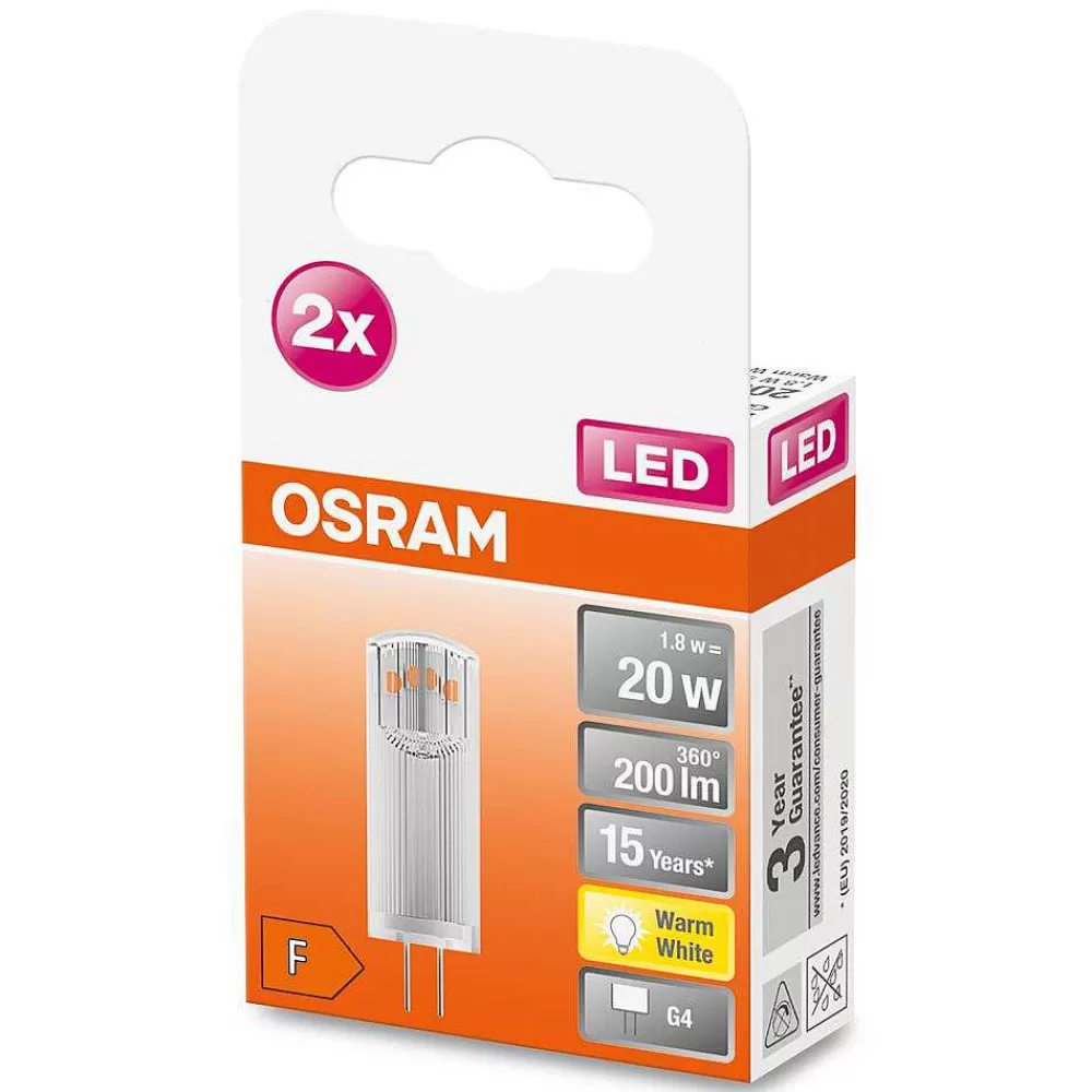 Luminaires Osram Osram Led Pin Led G4 1,8 Watt 2700 Kelvin 200 Lumen