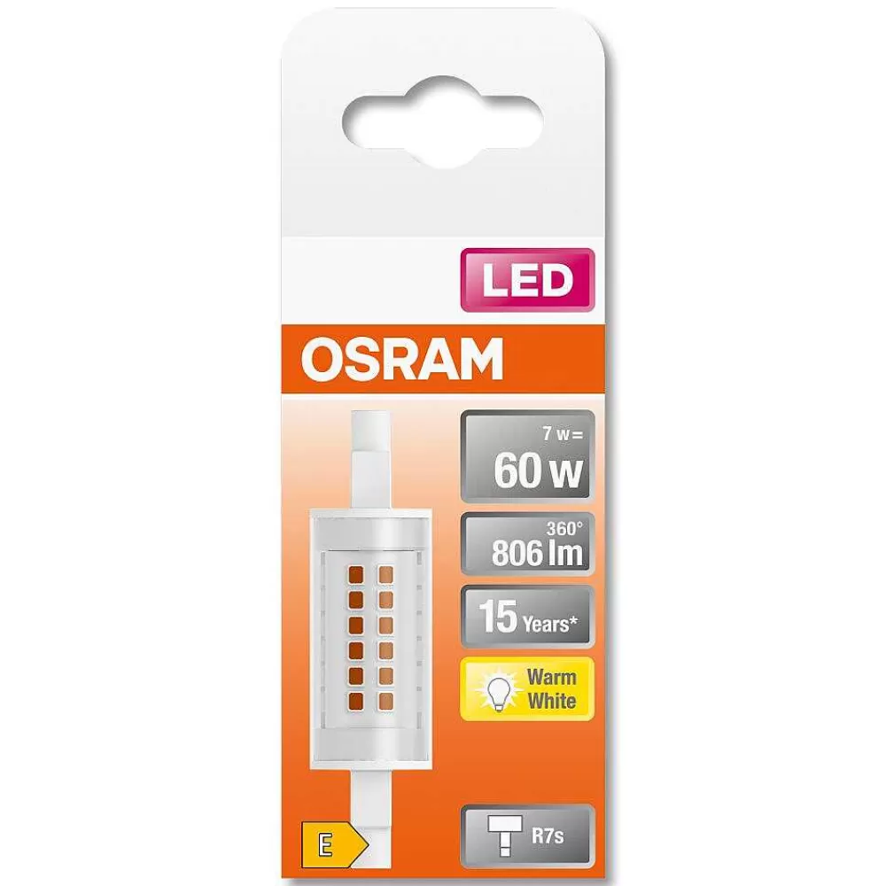 Luminaires Osram Osram Led Slim Line R7S 7 Watt 2700 Kelvin 806 Lumen