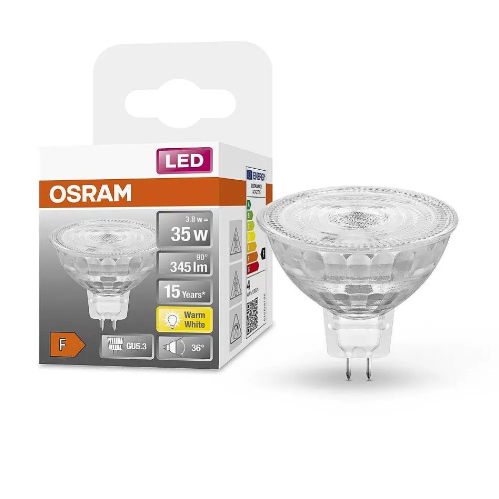 Luminaires Osram Osram Led Star Gu5.3 3,8 Watt 2700 Kelvin 345 Lumen