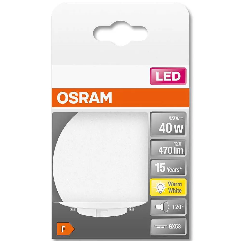 Luminaires Osram Osram Led Star Gx53 4,9 Watt 2700 Kelvin 470 Lumen