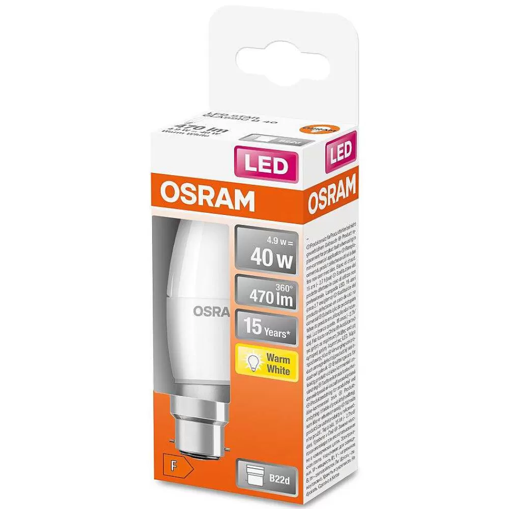 Luminaires Osram Osram Led Star Led B22D 4,9 Watt 2700 Kelvin 470 Lumen