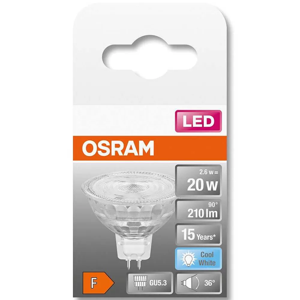 Luminaires Osram Osram Led Star Led Gu5.3 2,6 Watt 4000 Kelvin 210 Lumen