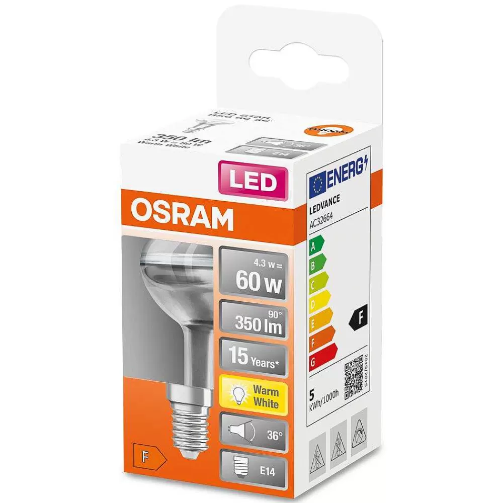 Luminaires Ledvance Osram Star Led E14 4,3 Watt 2700 Kelvin 345 Lumen