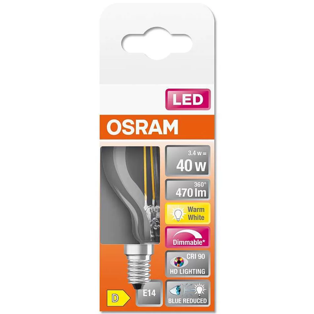 Luminaires Osram Osram Superstar Led E14 3,4 Watt 2700 Kelvin 470 Lumen