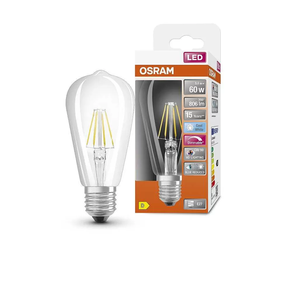 Luminaires Osram Osram Superstar Led E27 5,8 Watt 4000 Kelvin 806 Lumen