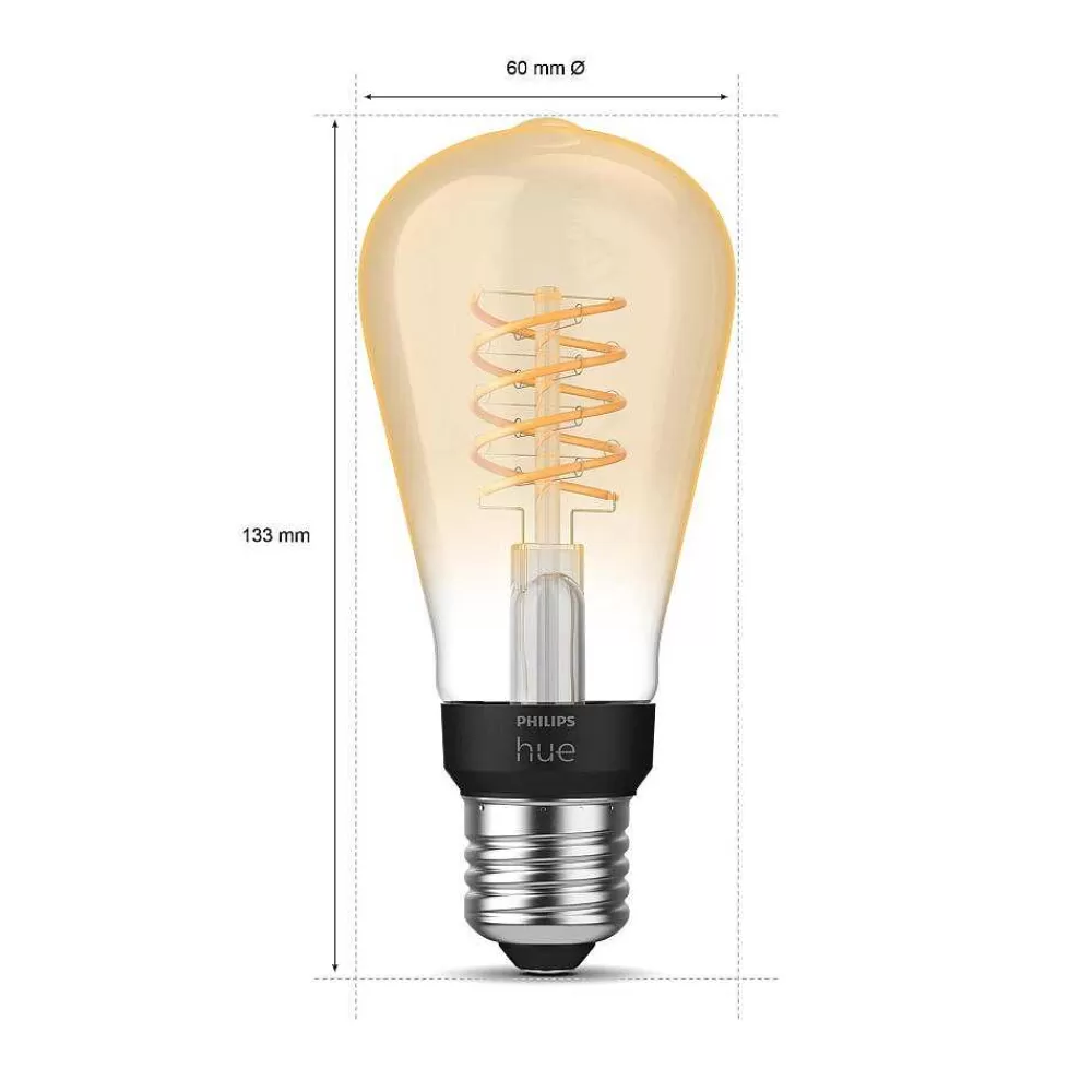 Luminaires Philips Philips Hue E27 Led 7 Watt 2100 Kelvin 550 Lumen