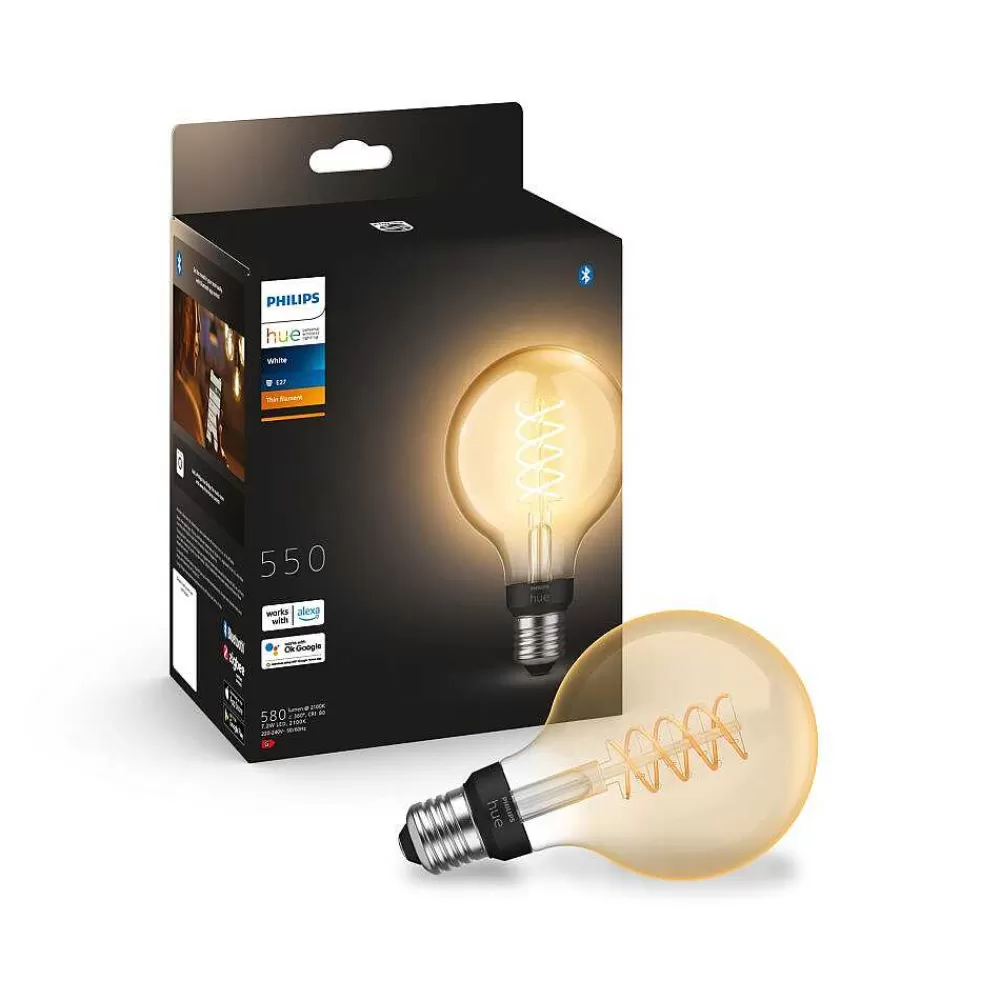 Luminaires Philips Philips Hue E27 Led 7 Watts 2100 Kelvin 550 Lumens