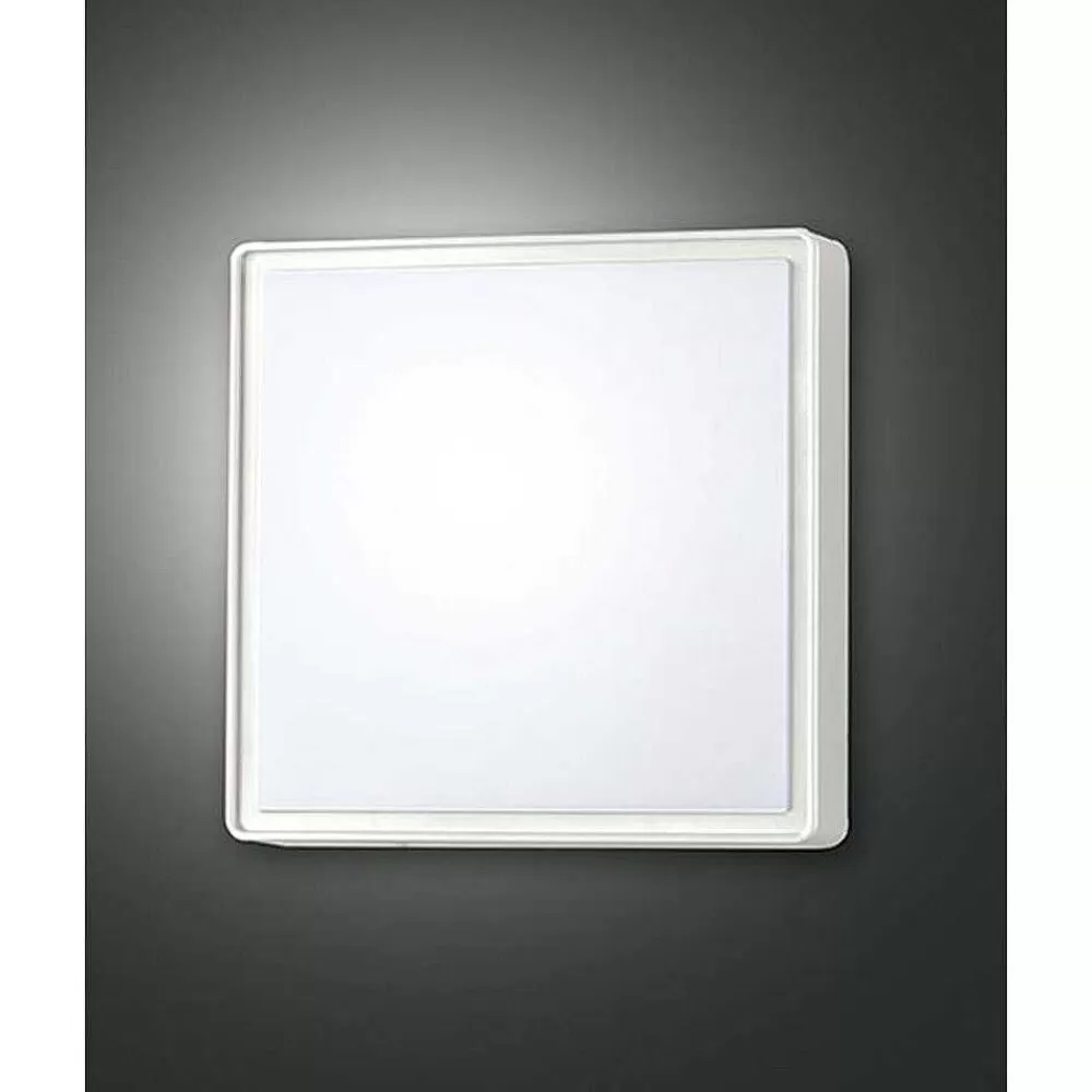 Luminaires Fabas Luce Plafonnier D'Exterieur Fabas Luce Oban Led Blanc