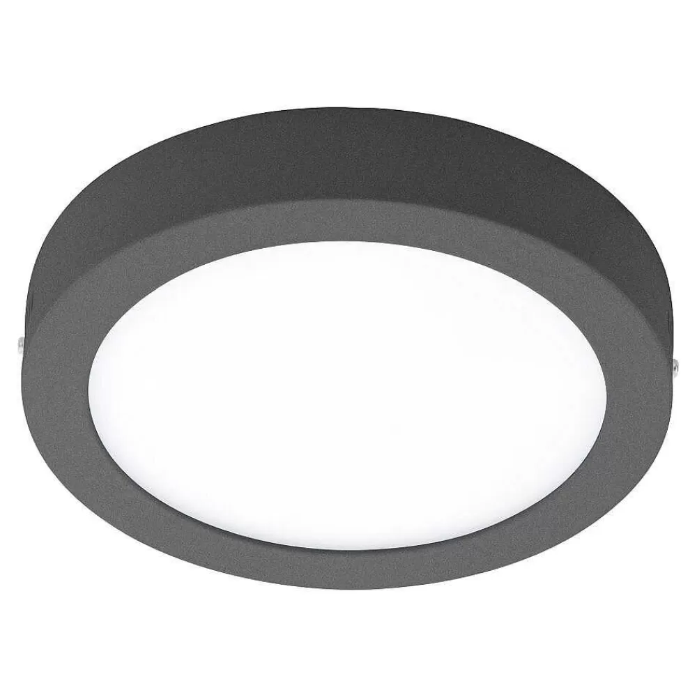 Luminaires Eglo Plafonnier Eglo Connect Argolis-C Led Anthracite, 1 Lumiere