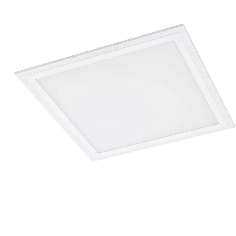 Luminaires Eglo Plafonnier Eglo Salobrena-C Led Blanc, 1 Lumiere, Telecommandes